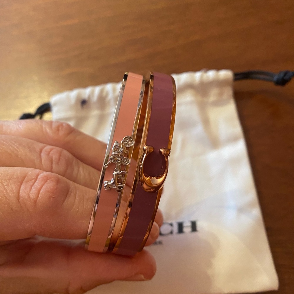 Authentic Coach Cuff Bracelets - image 3